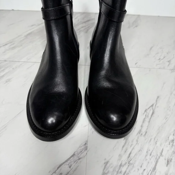 Sam Edelman Nolynn Black Leather Bootie 8M - Picture 11 of 15